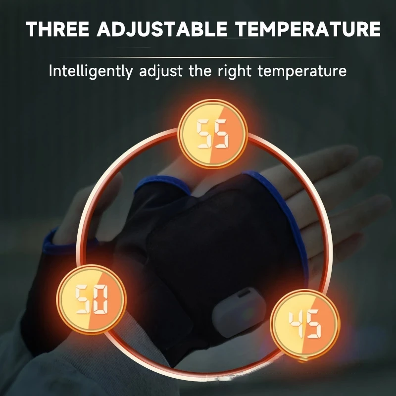 Xiaomi Youpin-Gants électriques auto-chauffants, contrôle de la température, chauffe-mains rechargeables, hiver, nouveau