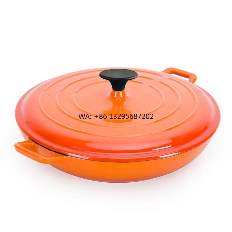 

High Quality Cast Iron Enamel Casserole Cookware Seafood Cooking Pot