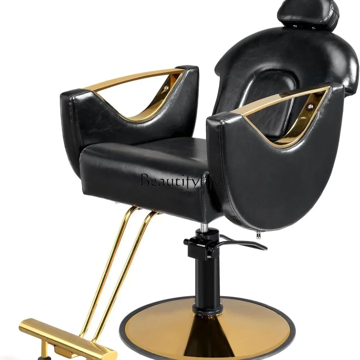 

LLX29Cross-border gold chassis hair salon chair multi-color optional