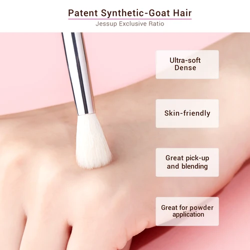 Imagen 2 del producto Jessup-Juego de brochas de maquillaje de ojos, 15 Uds., mezcla de delineador de ojos, sombra de pestañas, pinceles sintéticos naturales T237