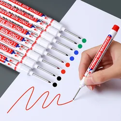 1/3PCS 20mm Large Capacity Long Head Markers Pen Bathroom Woodworking Decoration Multi-purpose Waterproof Deep Hole Marker Pens