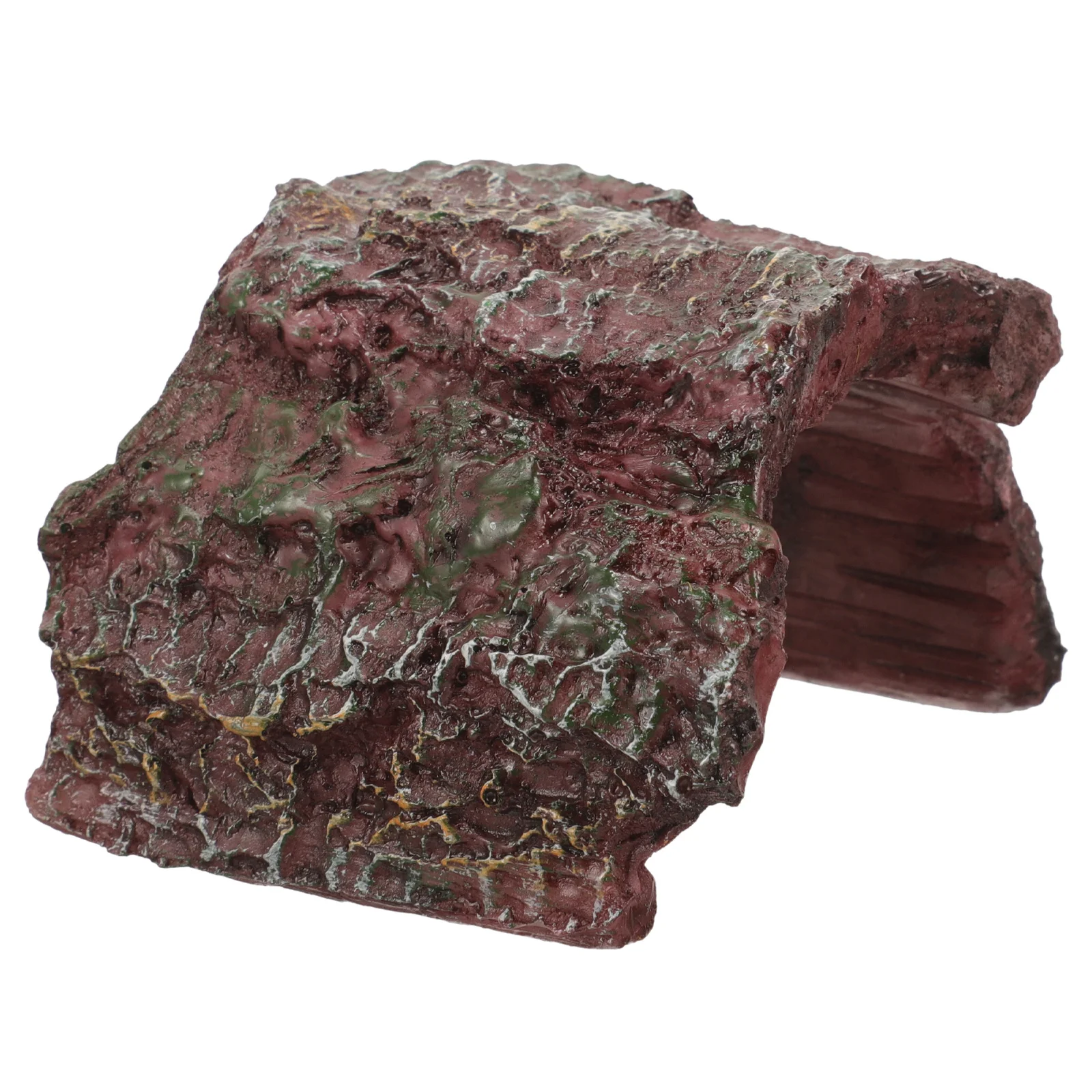 

Reptile Cave Resin Turtle Hideout Basking Platform for Aquatic Turtles Reptiles Tank Decor Habitat Accessories