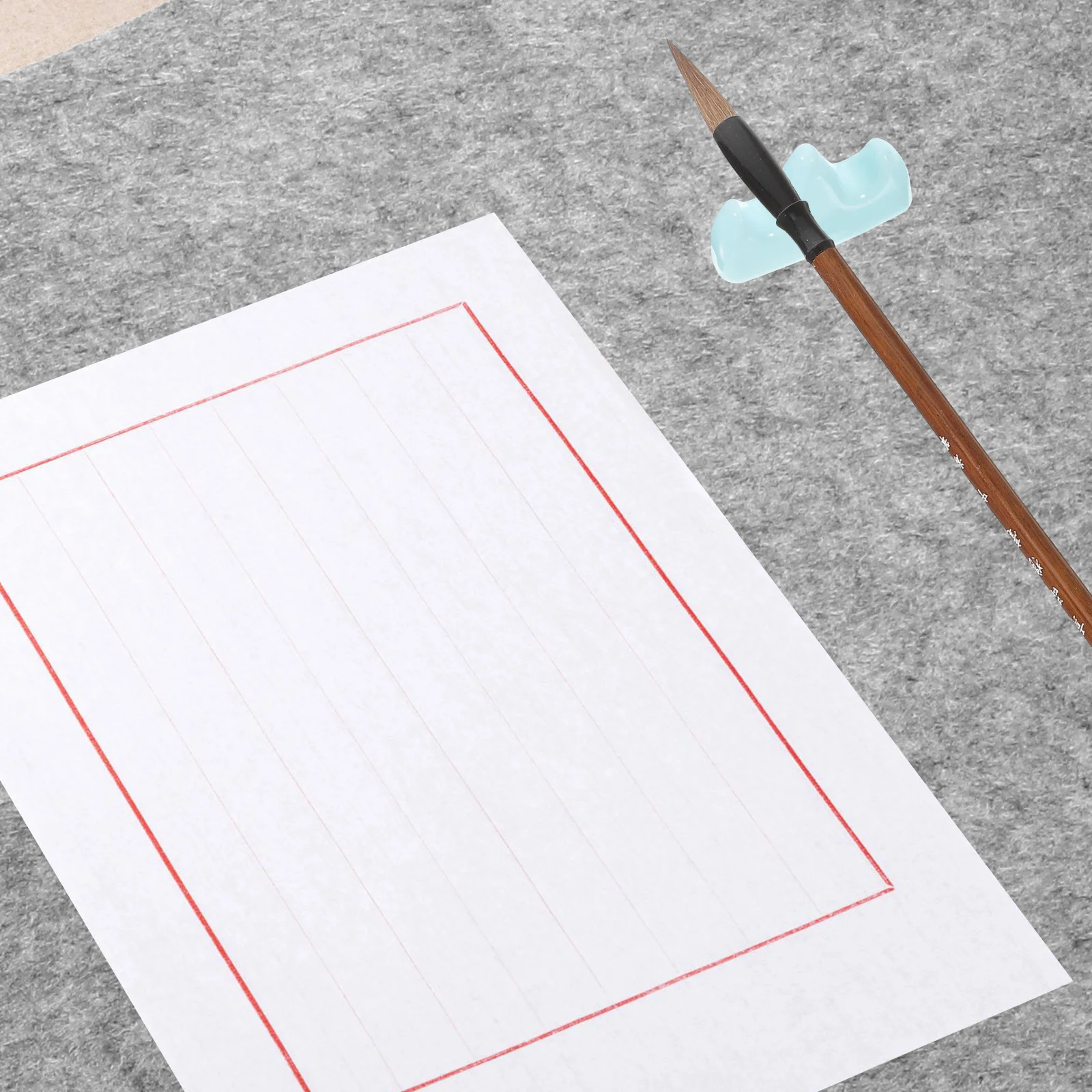 

Calligraphy Pad Writing Mat Light Calligraphy Writing Cushions Grey Portable Sketch Cushion for Students Artists Rice Paper