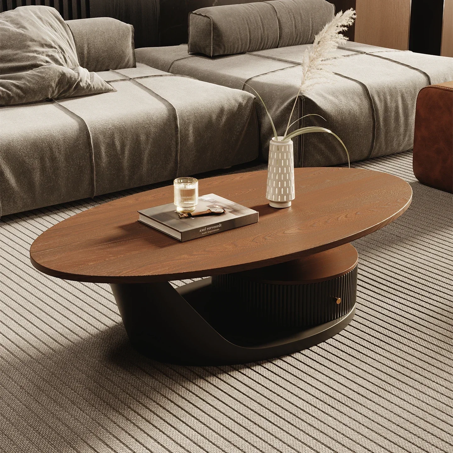 

Modern Simple Coffee Table Nordic Aesthetic Designer Standing Unique Side Table Accessories Decoration Mesa Auxiliar Furniture