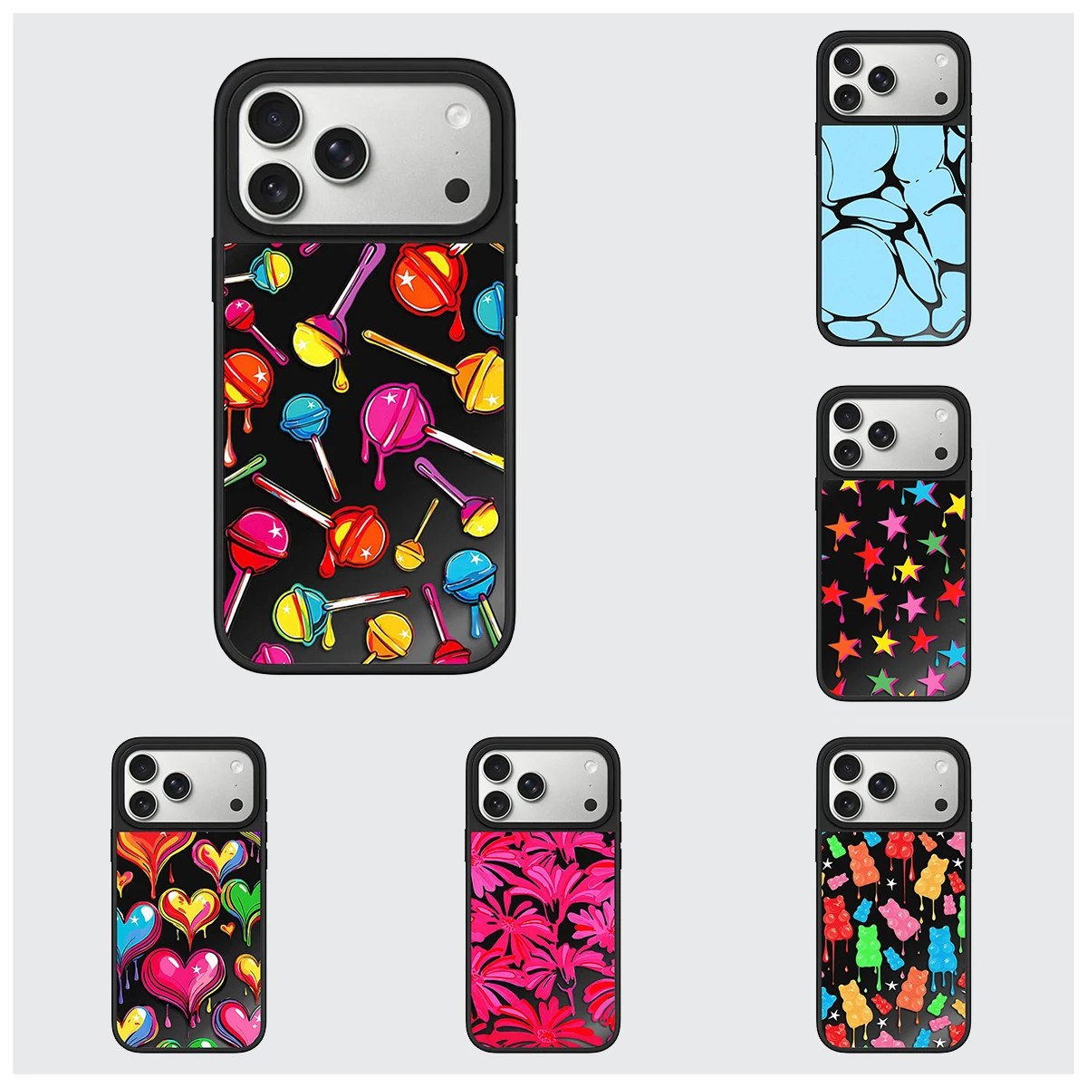 608241 Mirror Surface Magnetic Phone Case Cover for IPhone 14 15 16 17 18 Pro Max Case