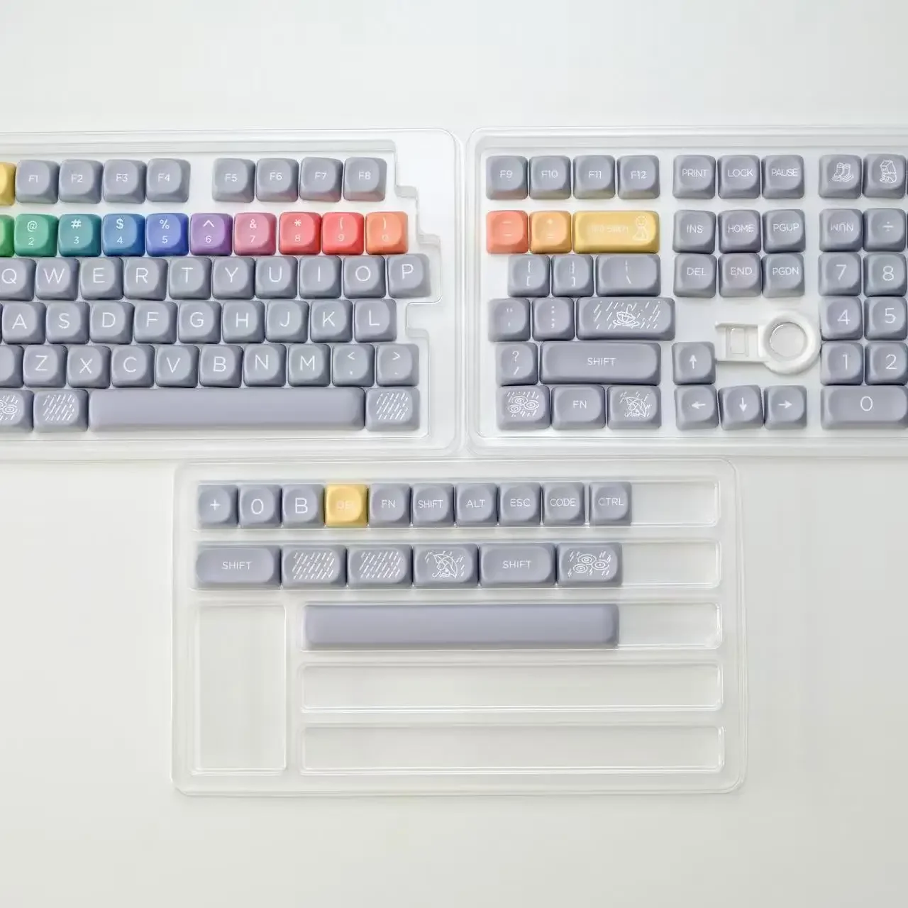 

After Rain Keycap MOA Height PBT Sublimation Forward Step from magnetic axis wooting F99 104 F87