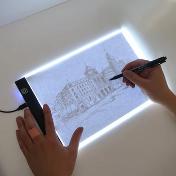 A5 Led Pad การวาดภาพ3ระดับกระดานภาพเคลื่อนไหวภาพวาดของเล่นเพ...