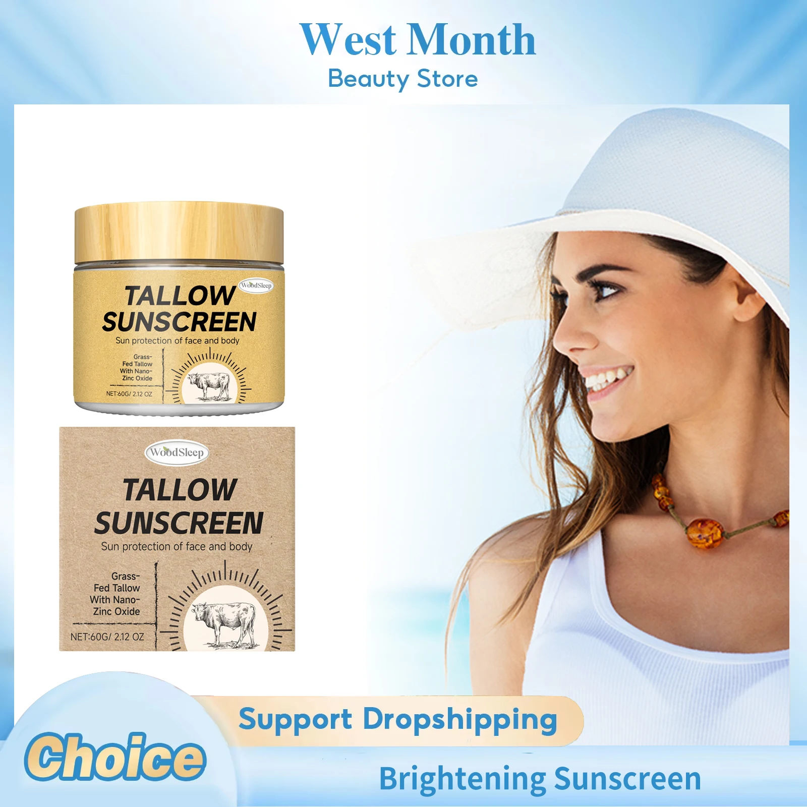 

Brightening Sunscreen UV Protection Moisturizing Whitening Refreshing Anti Aging Summer Outdoor Sun Block Facial Body Sunscreen