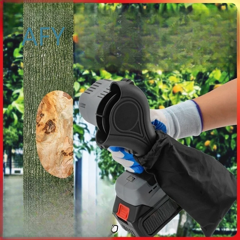 Electric Bark Peeling Machine for Fruit Tree Apple Tree Rechargeable Rot Scraper Tool for Tree Trunk Scraping and Bark