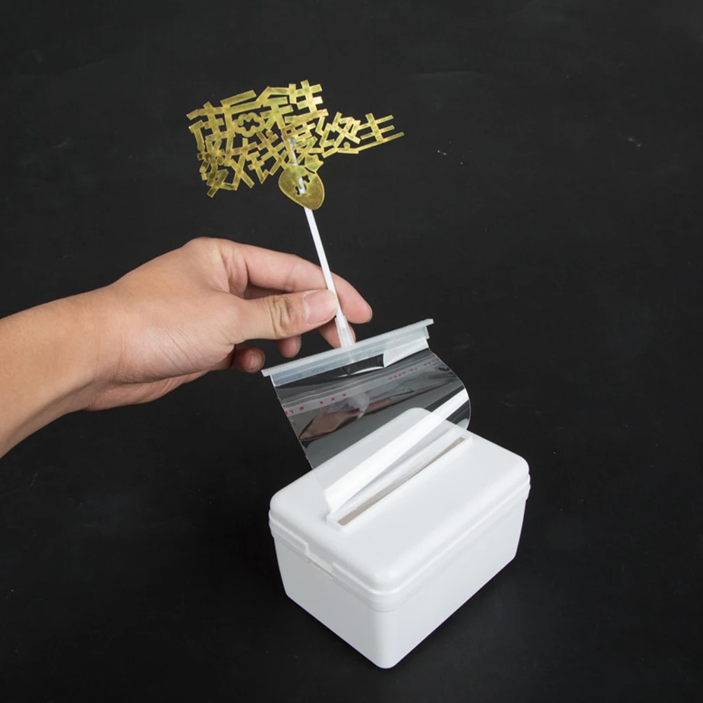 

1 Set Money Box Hidden Gift Pulling Tool For Birthday Party Wedding Festival Decoration Cake Accessories Cash Gift Dispenser