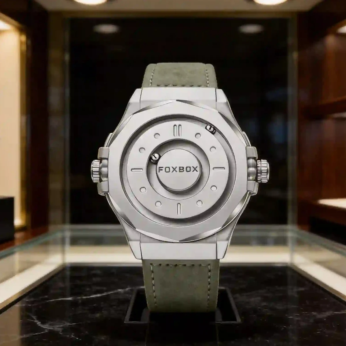 

Водонепроницаемые часы FOXBOX для мужчин, модные часы премиум-класса, с магнитным механизмом и вращающимся указателем, кварцевые наручные часы для мужчин, Montre Homme.