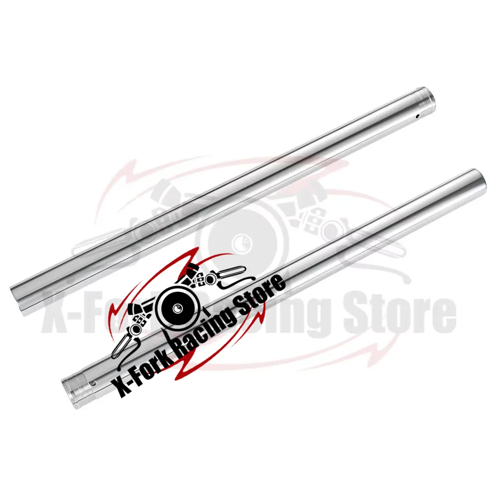 Front Inner Fork Tubes Pipes For KAWASAKI Z400 2019-2022 Z500 2024-2025 Z250 2019-2021 41x611mm 44013-0338 Silver/Gold Fork Leg