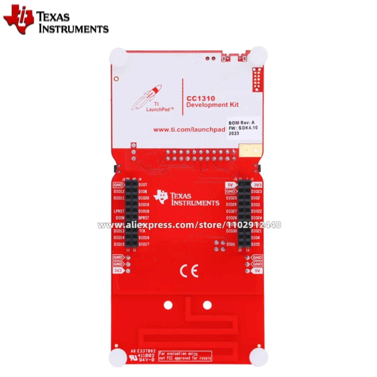 1 قطعة/الوحدة LAUNCHXL-CC1310 CC1310 LaunchPad ™ مجموعة تطوير لـ Sub-1 جيجا هرتز SimpleLink ™ MCU لاسلكي جديد أصلي #4