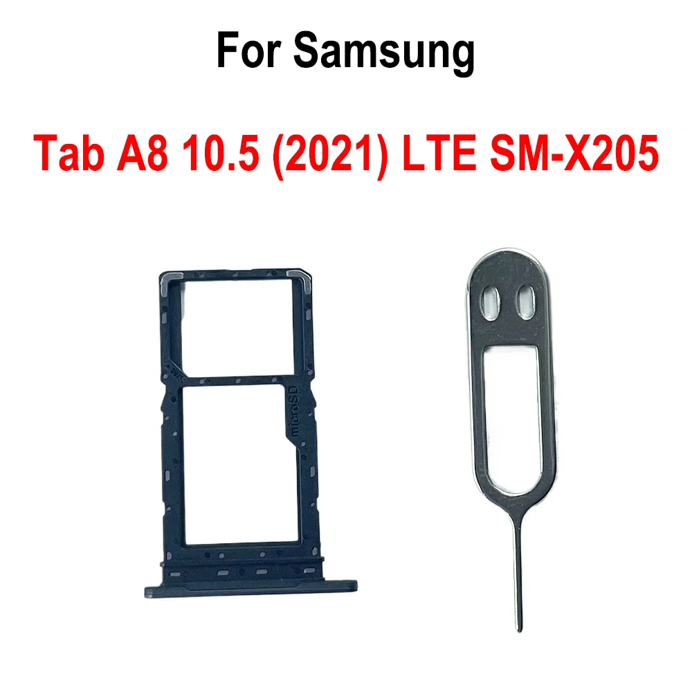 SIM & Micro SD Card Tray for Samsung Galaxy Tab A8 10.5 (2021) LTE SM-X205 Sim Tray