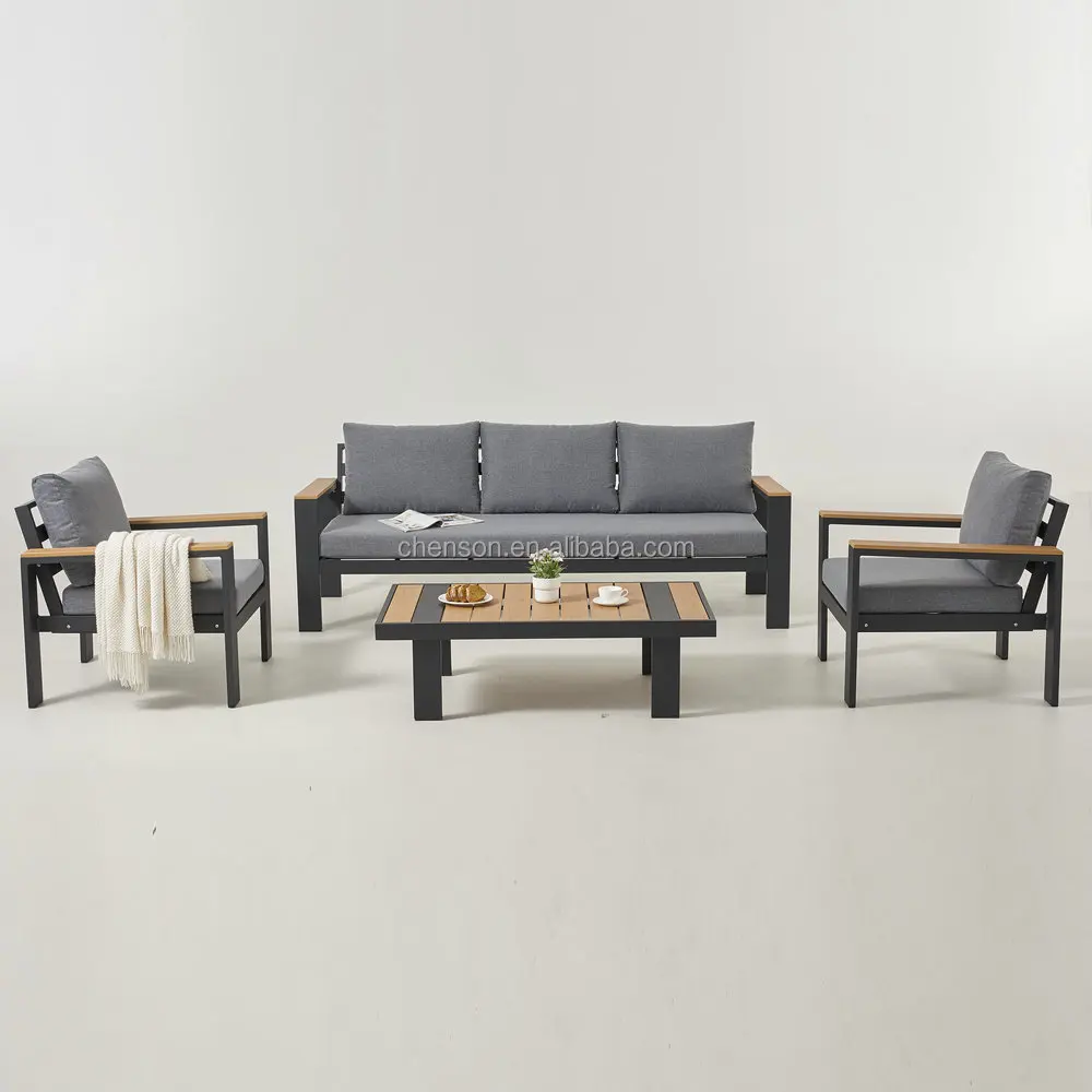 أثاث أريكة خارجي فاخر أثاث حديقة ترفيهي للمنتجع #2