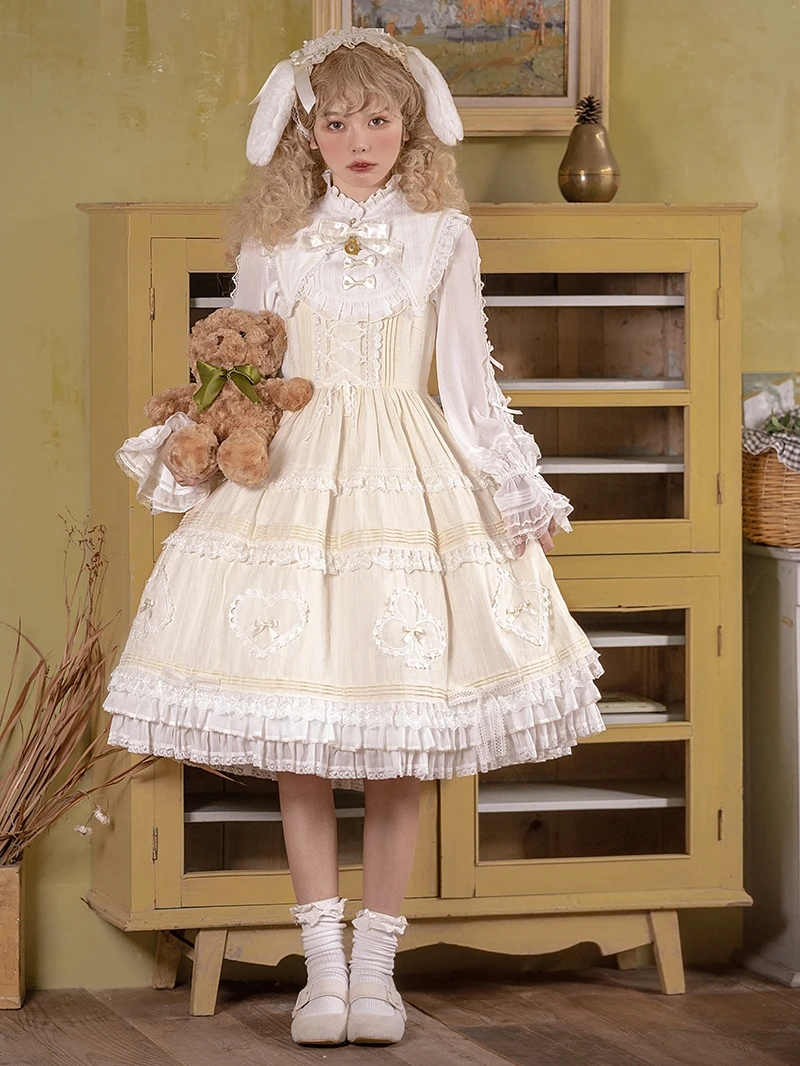 Robe caraco Lolita Alice Lace Bow, JSK, Alice Girl