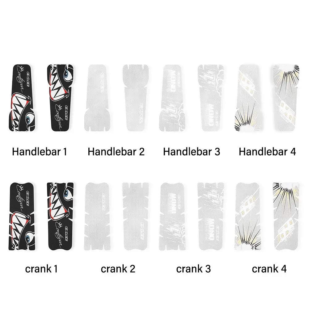 Scratch-Proof Bicycle Crank Decals Frame Protective Film Bike Handlebar Protection Sticker Cycling Accessories