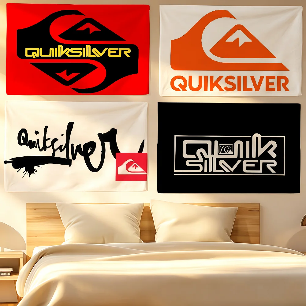 Brand Flag Tapestries For Classroom Dormitory Camping Picnic Party Cheering Home Indoor Outdoor Decor Q-QuiksilverS