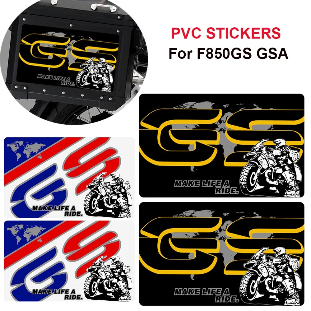 

Topcase Trunk Luggage Aluminium Adventure For BMW F850GS F 850 GS GSA Stickers Decal Top Cases