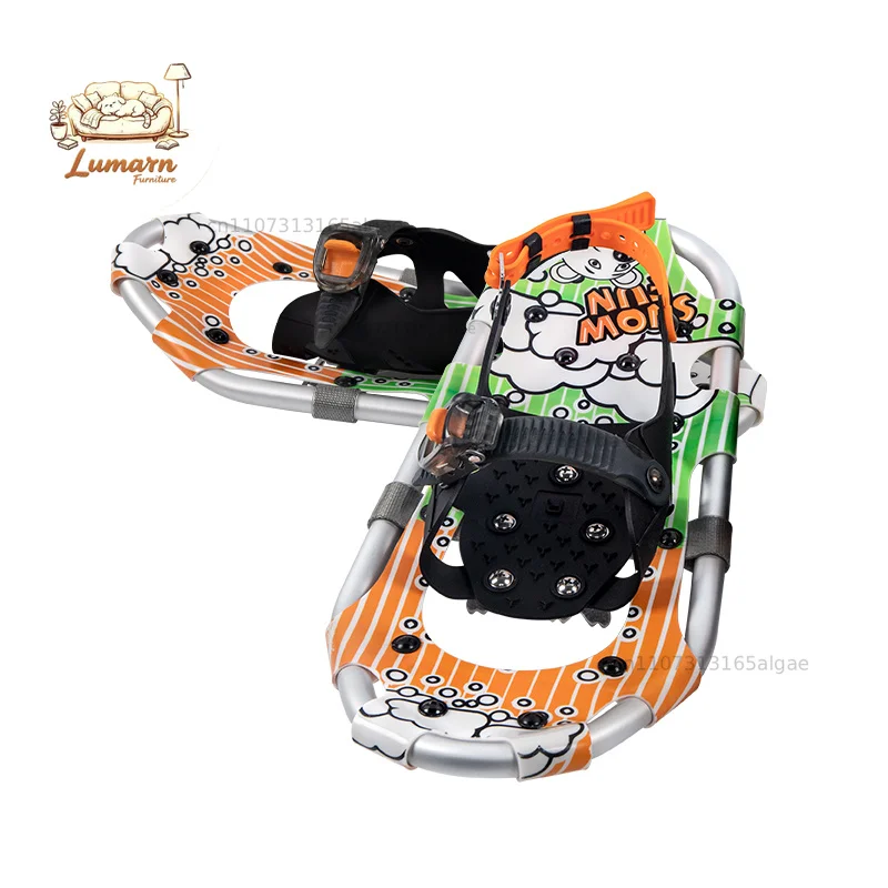 G2 children's snowshoes outdoor climbing snow mountain equipment snow walking shoes aluminum alloy non-slip adjustable snowboard