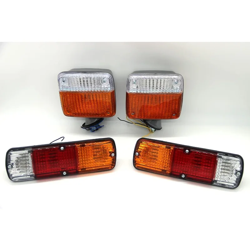 

Legion Part Store compatible with FJ40 Land Cruiser Turn Signal Light Lamp Kit Pair Set of 4. Includes Front