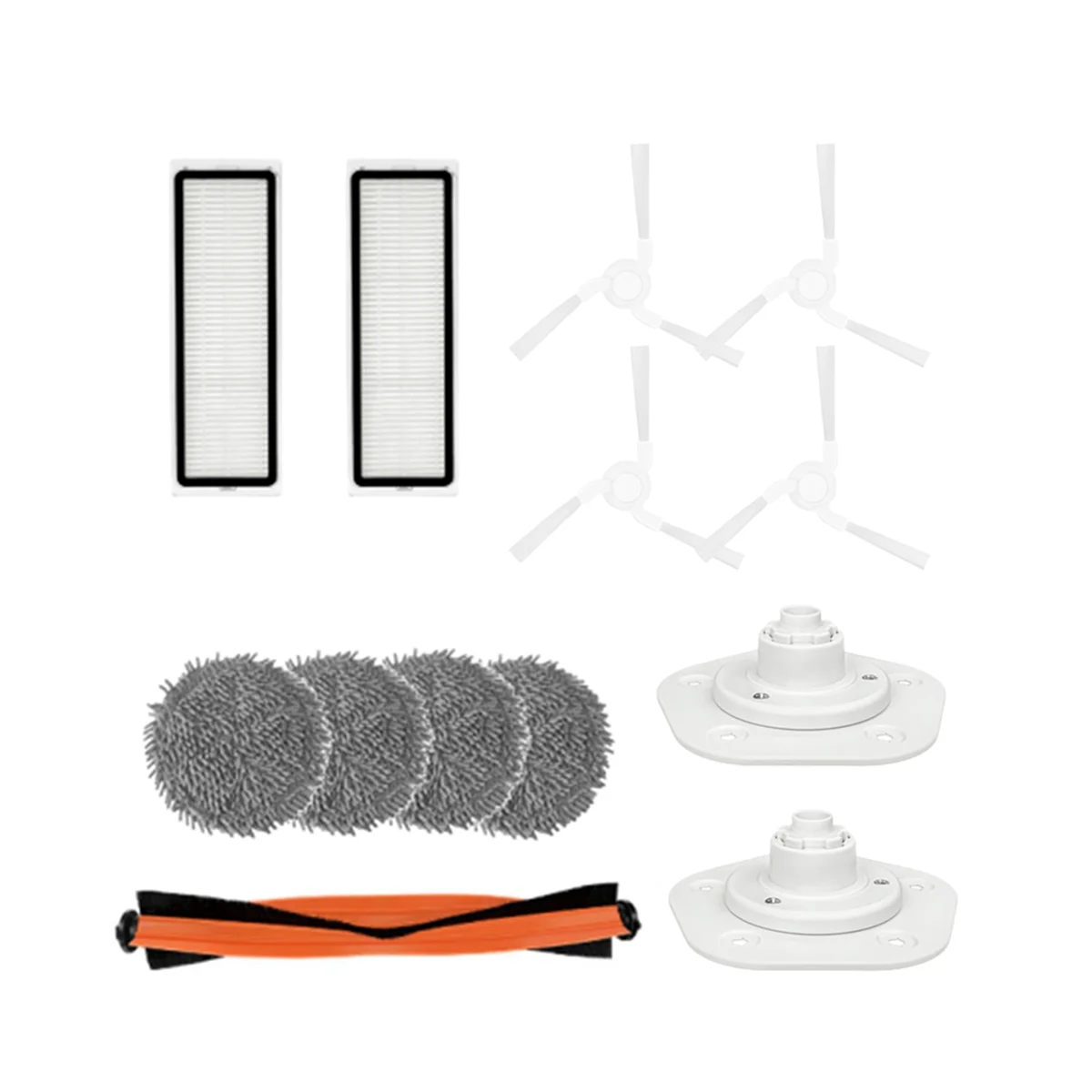 

for Pro STYTJ06ZHM Self-Cleaning Robot Vacuum Cleaner Main Side Brush Mop HEPA Filter