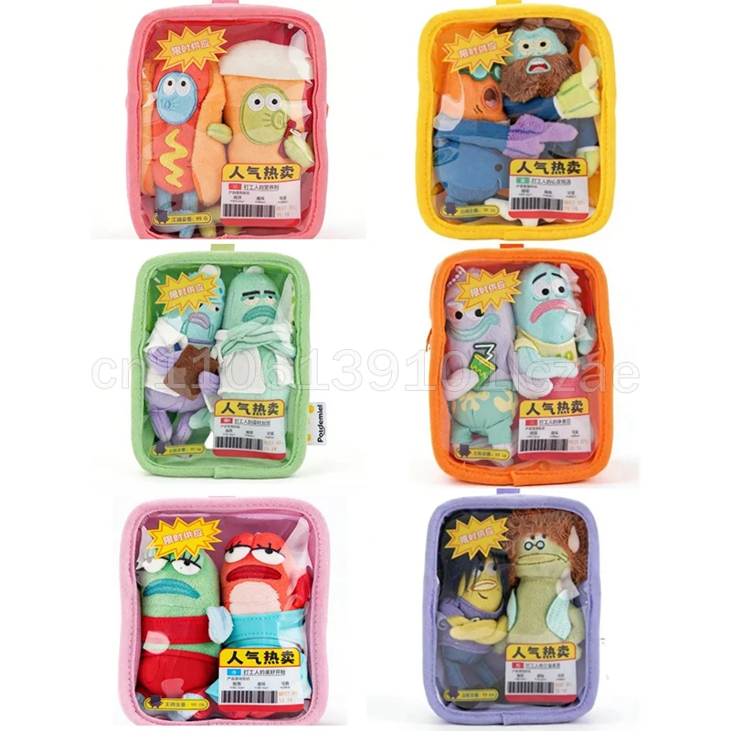 新しいポットデミエル-スポンジボブ-スクエアパンツ-背景フィッシュぬいぐるみペンダント-コインパースバッグ-吊り下げ装飾-ソフトぬいぐるみ飾り