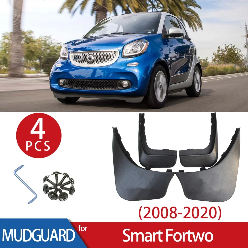 

Car Smart Fortwo 451 W453 A453 C453 2009 2015 2016 2020 Fender Mud Guard Flap Splash Plastic Auto Part Protection Accessories