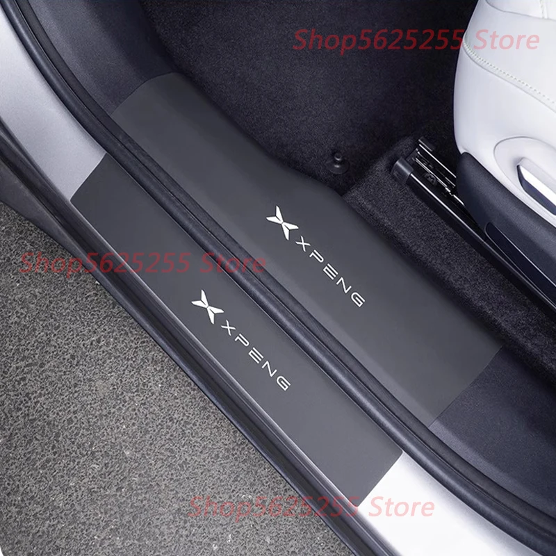 

For XPeng Xiao Peng G9 2024 Car Door Sill Plate Threshold Plate Leather Protective Car Interior Decoration Modificed Accessories