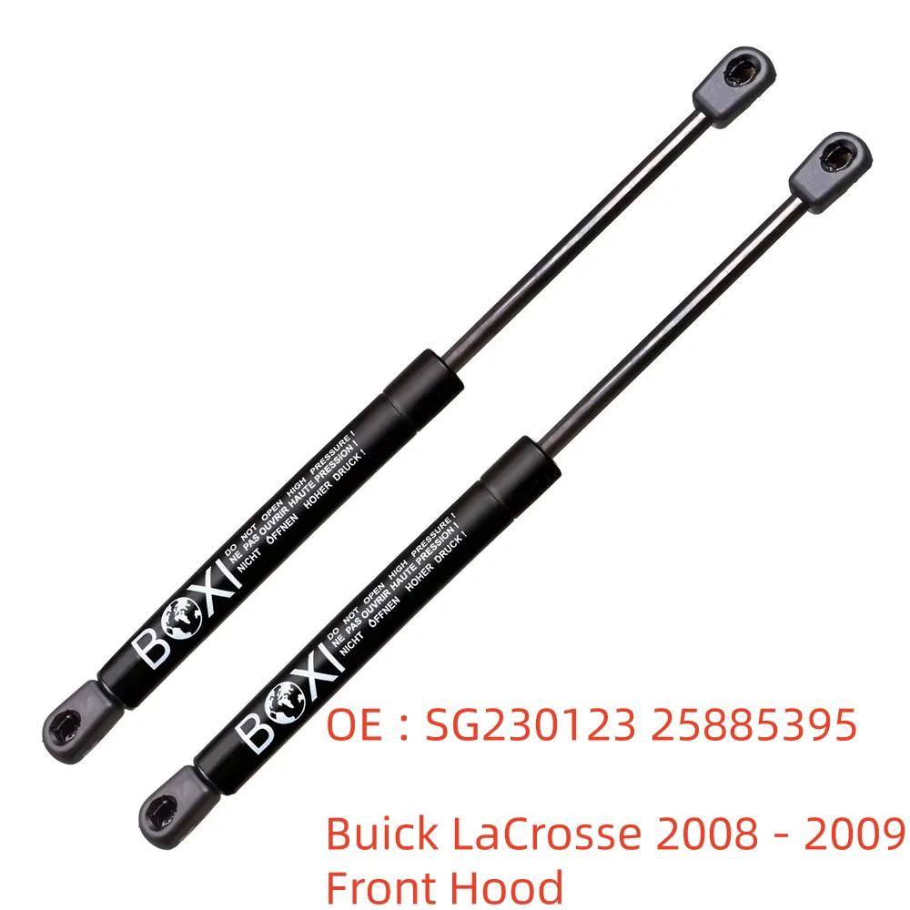BOXI 2pcs Front Hood Strut Bars Struts Shocks   Dampers SG230123 25885395 For Buick LaCrosse 2008 - 2009 Hood Gas Springs