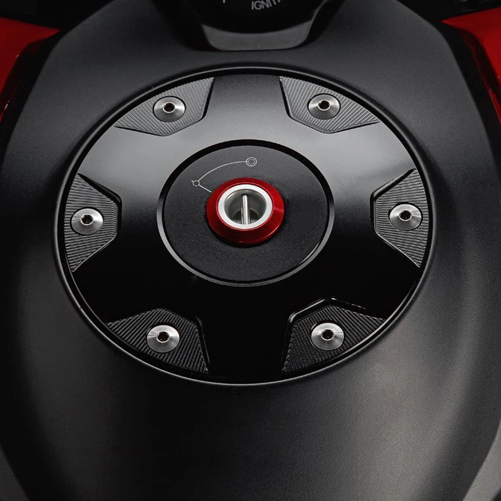 Motorcycle Fuel Tank Cap For DUCATI DIAVEL 1260/S 2019-2023 1260 LAMBORGHINI 2021 Quick Turn Key Lock Airbox Cover Custom Logo