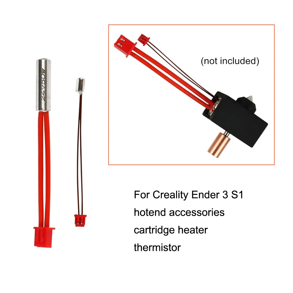 For Creality Ender 3 S1 Thermistor Heating Tube 3D Printer Hotend Cartridge Heater 24V 50W Accessories for Ender 3 S1/ S1 Pro view 6