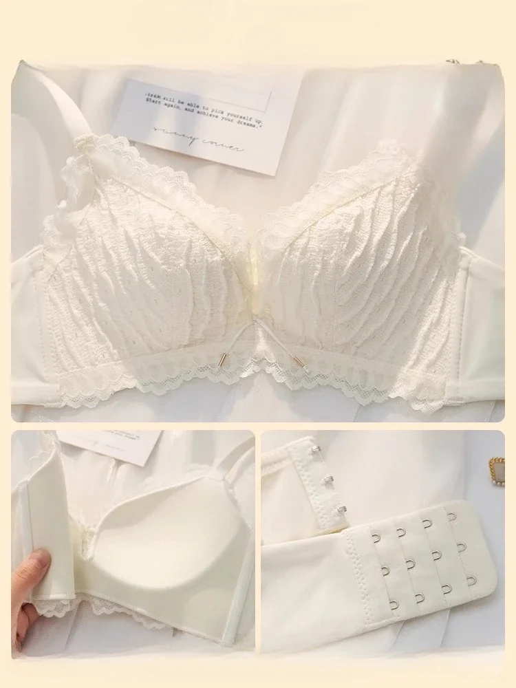 MOYISU Light Luxury Women's Bra Set - Anti-Sagging Summer Thin No Underwire Support for Small Chest Collection
