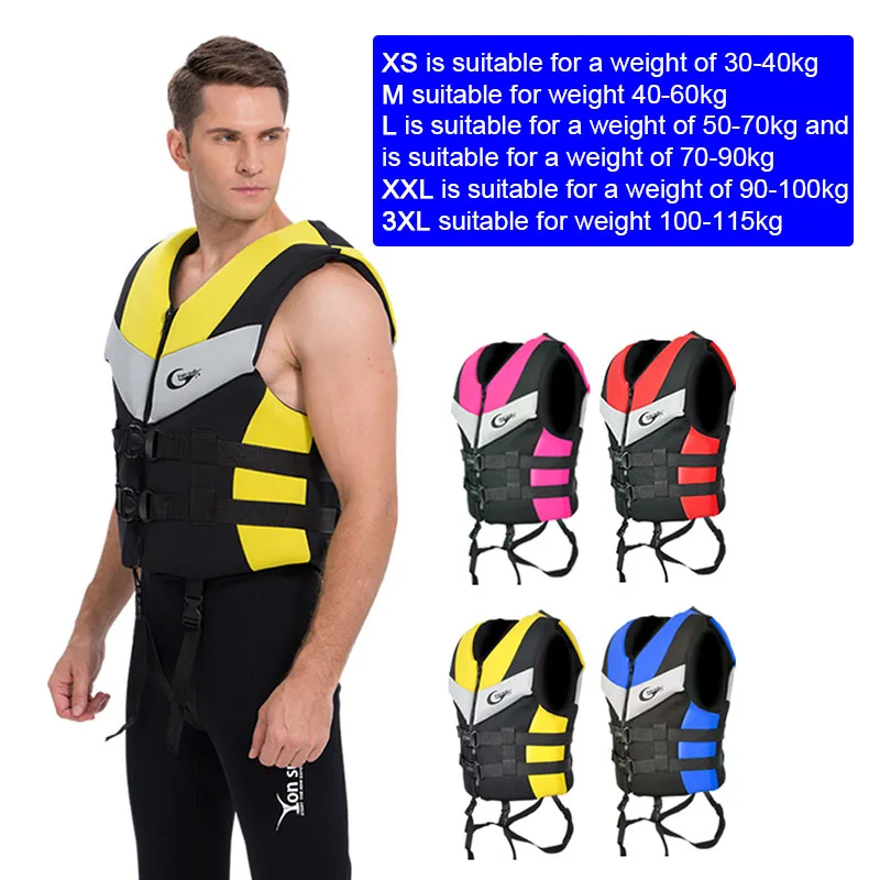 Oulylan Life Jacket Sports Motorboat Anti-collision SFishing West Water Jacket Water leeveless Personal Flotation Device