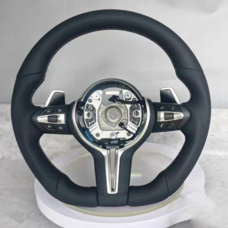 Stock Clearance Factory Leather Car Steering Wheel For BMW F30 F10 F21 F22 F15 F16 F45 F32 F33 E70 E90 M-Sport Accessories