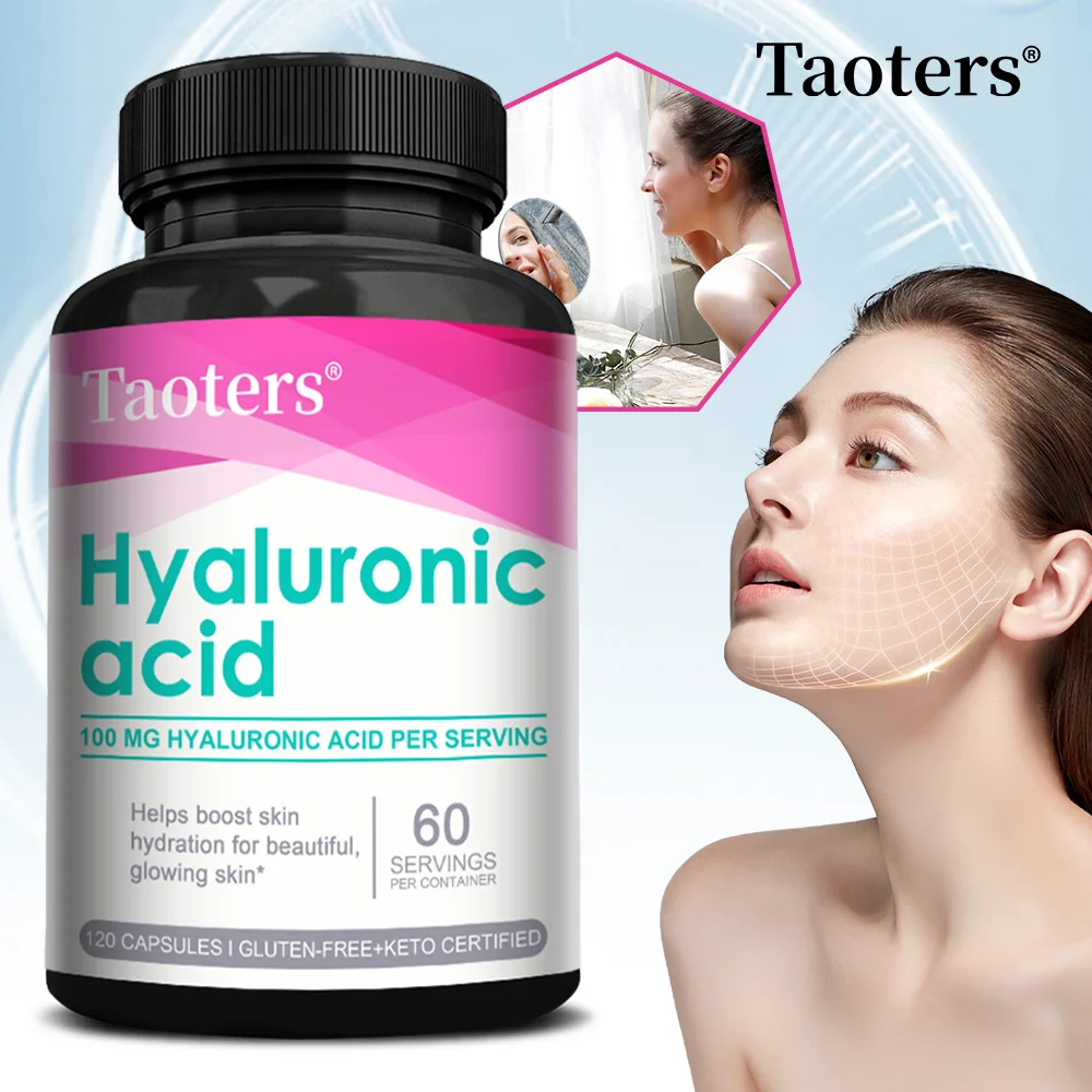 

Contains Sodium Hyaluronate, Promotes Skin Health, Softens Hair, Anti-aging, Maintains Skin System Health, 120 Capsules