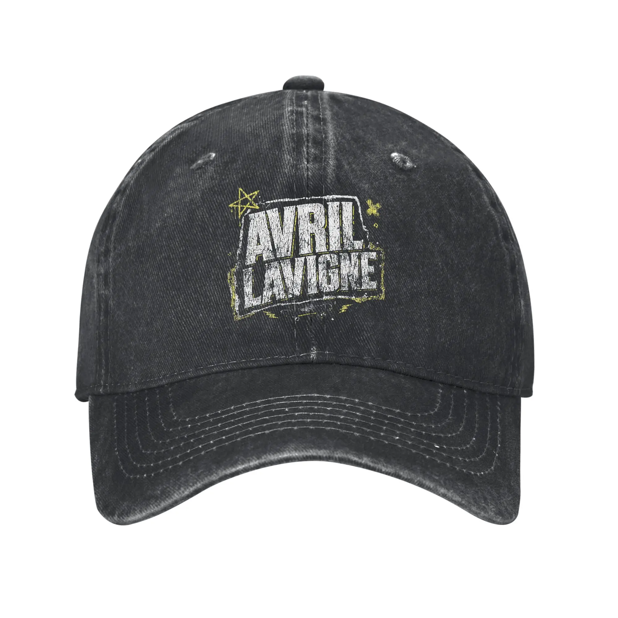 Avril Lavigne Skater Grunge Drip Original  Print Caps Men Women Cotton  Trucker Hat Lerisure Headwear Baseball Cap Adjustable