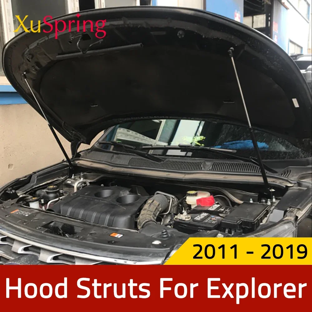Strut Bar dla Ford Explorer 2011 2012 2013 2014 2015 2016 2017 2018 2019 U502 maska samochodu gazu bufor wspornik podnośnika pręt stylizacji