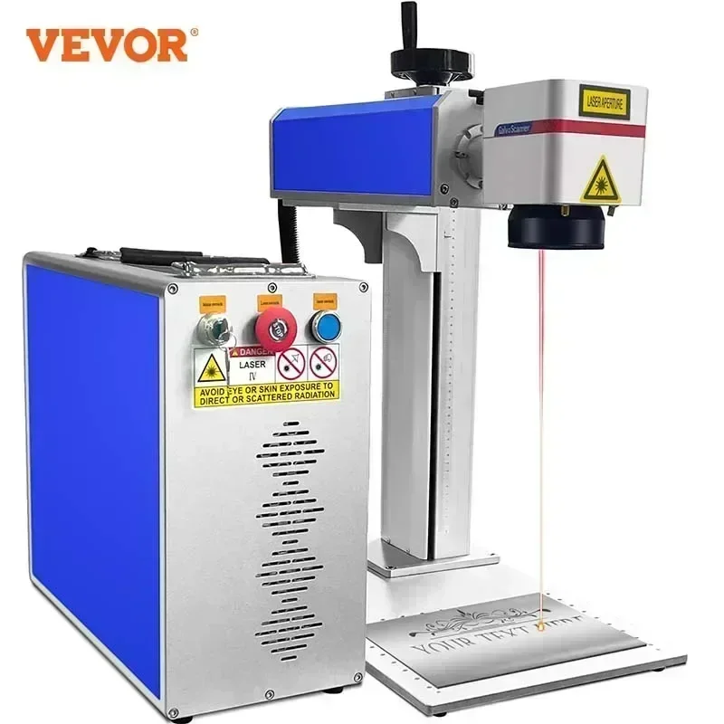 

VEVOR 30W 50W Optical Fiber Laser Marking Machine Axis Fiber Laser Engraver Cutting Gold Silver Ring Laser Marking Machine