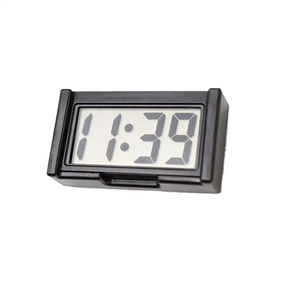 Mini Exqusite Car Clock, Auto Truck Dashboard Time, Qualidade Conveniente, Suporte Eletrônico Simples, Auto-adesivo High Gift, Cut, J5M6