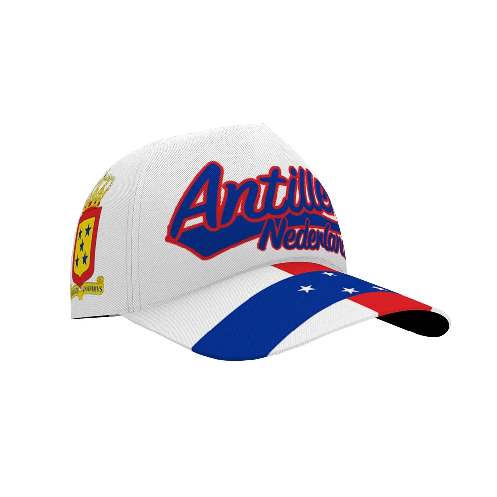 Netherlands Antilles Baseball Cap Custom Made Name Team Logo Hats Country Travel Dutch Nation Holland Flag Photo Headgear