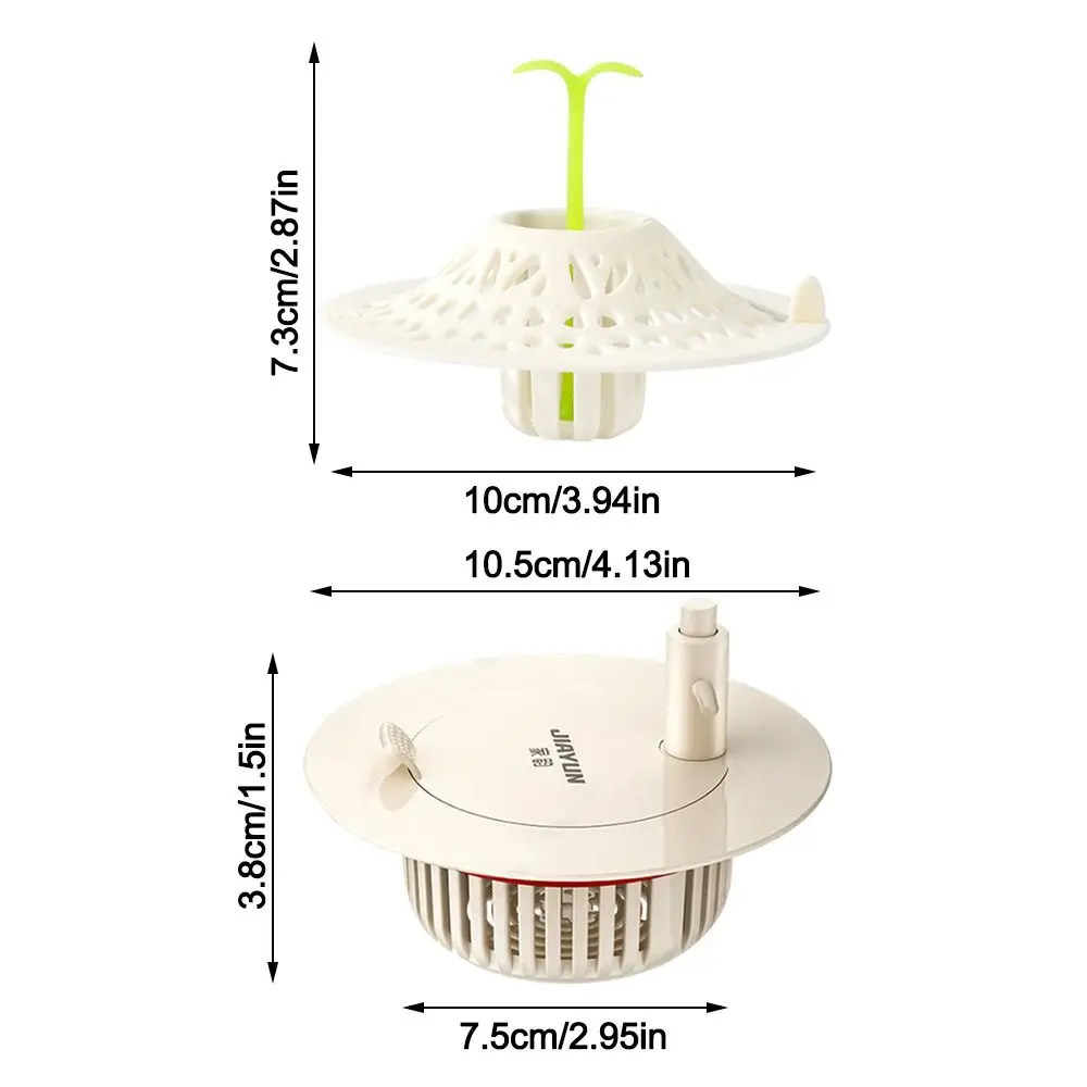 Filtro automático desodorizante para fregadero de cocina, accesorios de tapón de drenaje para fregadero, cesta antibloqueo, colador de fregadero multifuncional