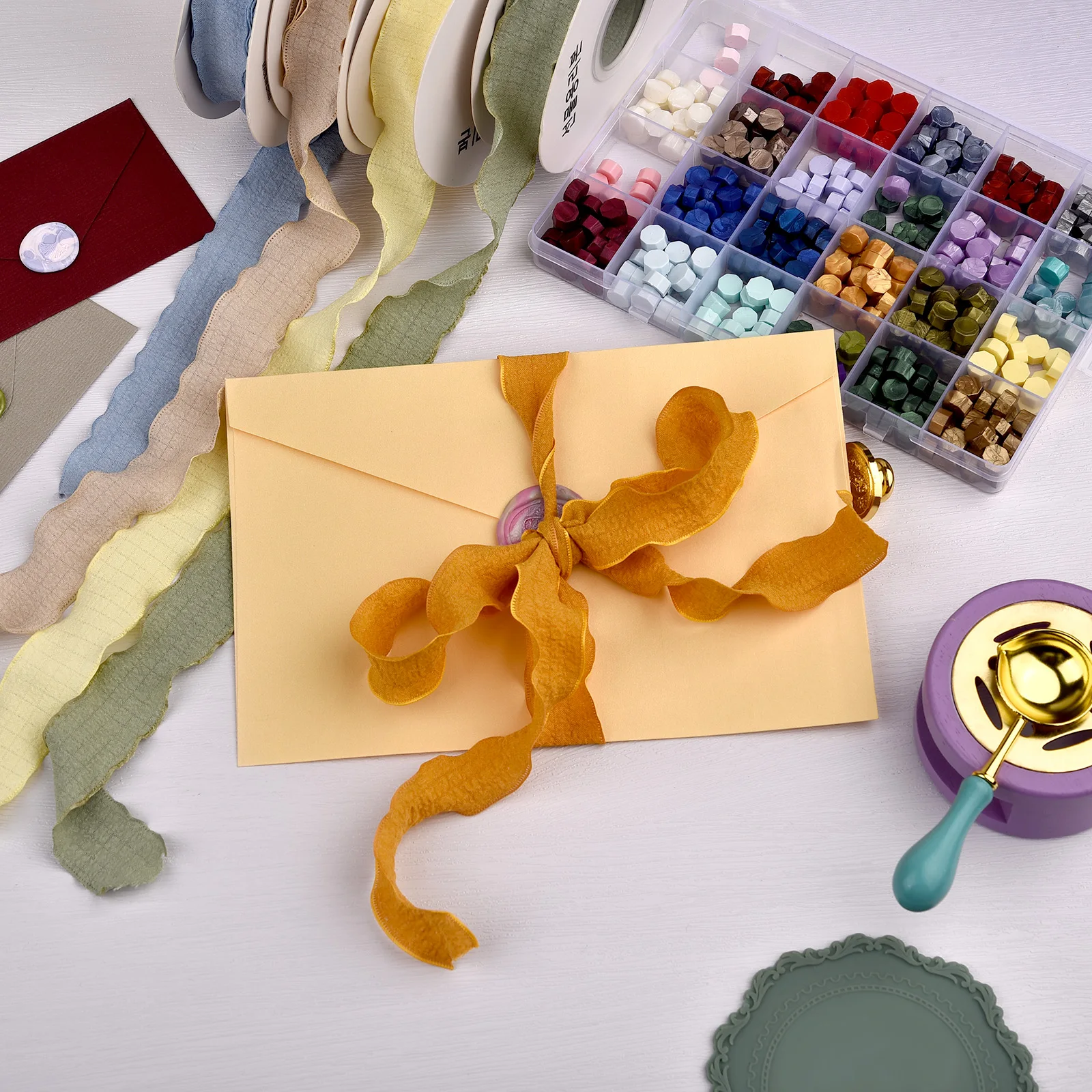 Nastro con bordo ondulato a coda di pesce da 10 metri Confezione regalo fai-da-te Confezione di bouquet di fiori Nastri in filato con fiocco Bar Decorazioni regalo fatte a mano