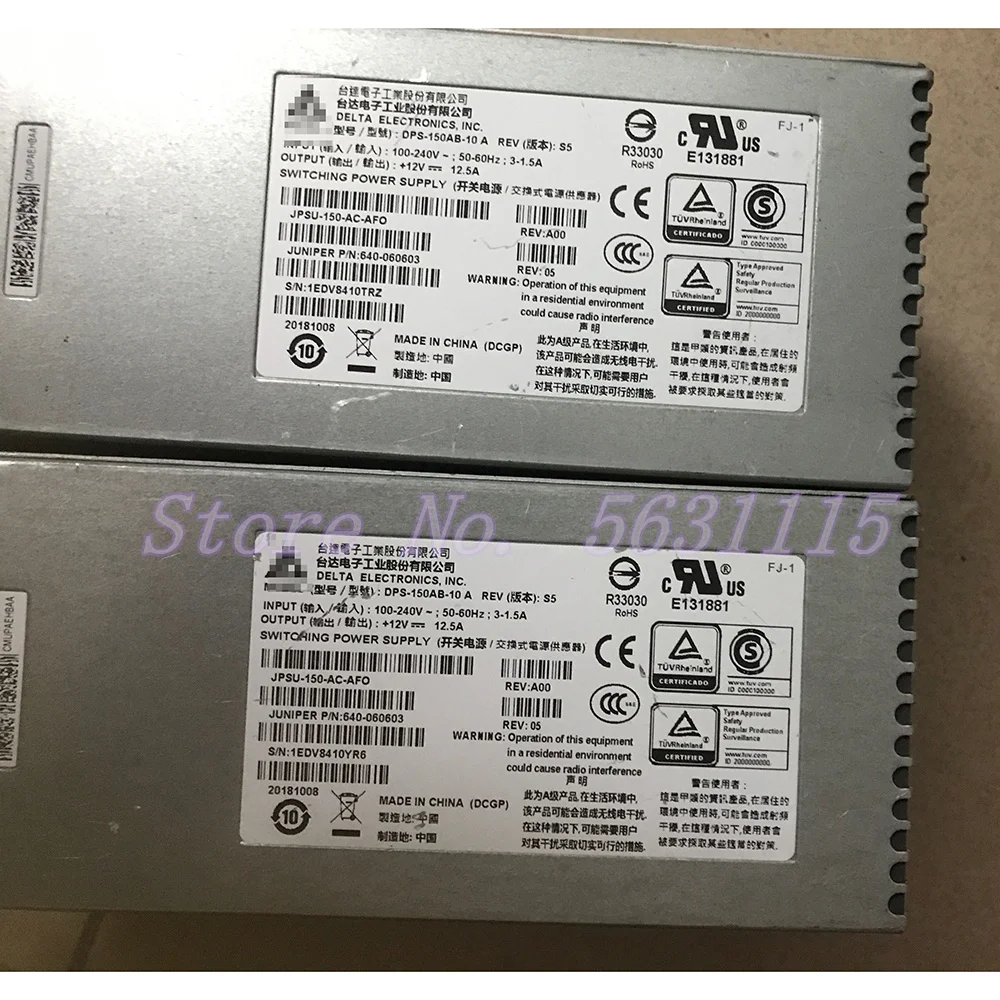 For Desktop Power Supply for Juniper JPSU-150-AC-AFO EX3400 150W AC 100% Test Before Shipment