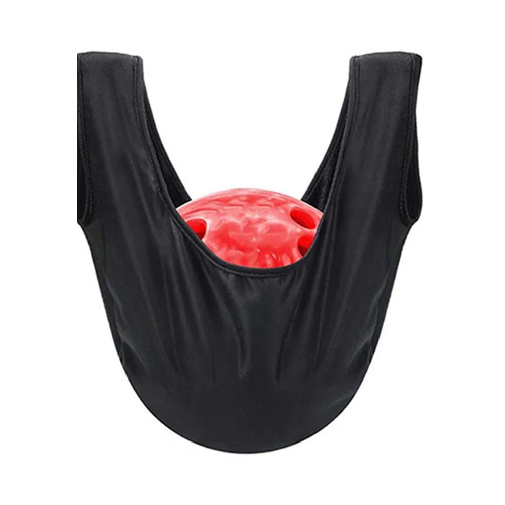 

2pcs Bags Ball Cloth for Convenient Bowling Ball Cleaner Reusable Portable Black Towels Bowling Cleaning Cloth