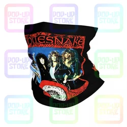 Whitesnake North American Tour Reprint Concert Neck ghetta Bandana sciarpa maschera per il viso Unisex ciclismo protezione solare