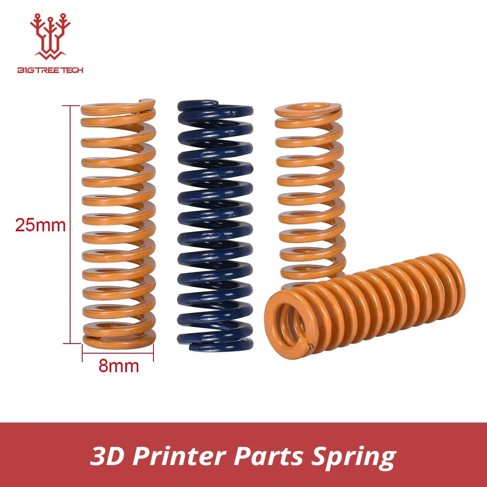3D Printer Parts Spring Heated Bed 8*25MM Hot Plate CR10 Adjusting Accessories Reprap Imported For CR-10 CR-10S MK2B MK2A