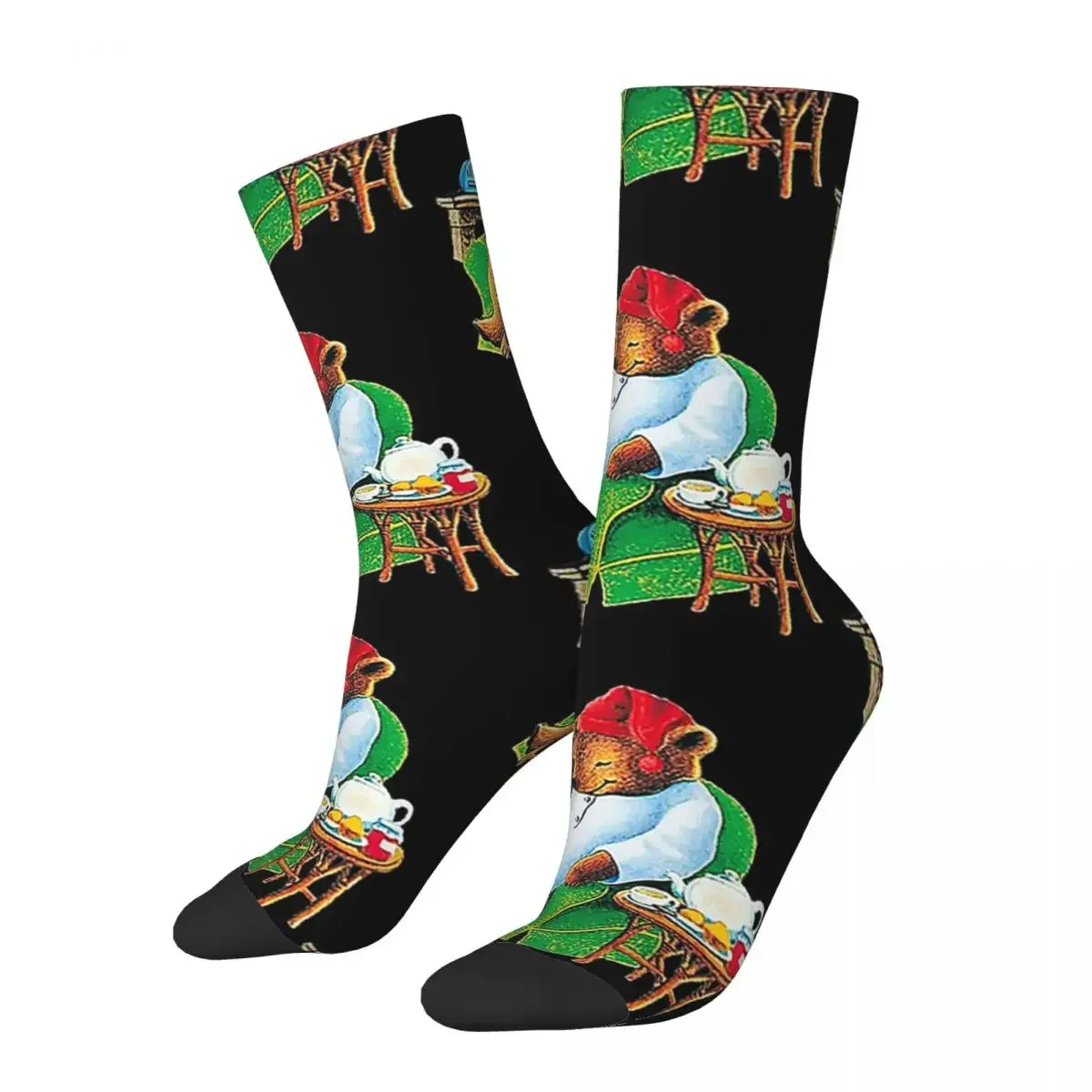 Calcetines de sazonamiento Celestial Sleepytime, jersey de oso de té, medias absorbentes, medias largas para todas las estaciones, Unisex, regalo de cumpleaños