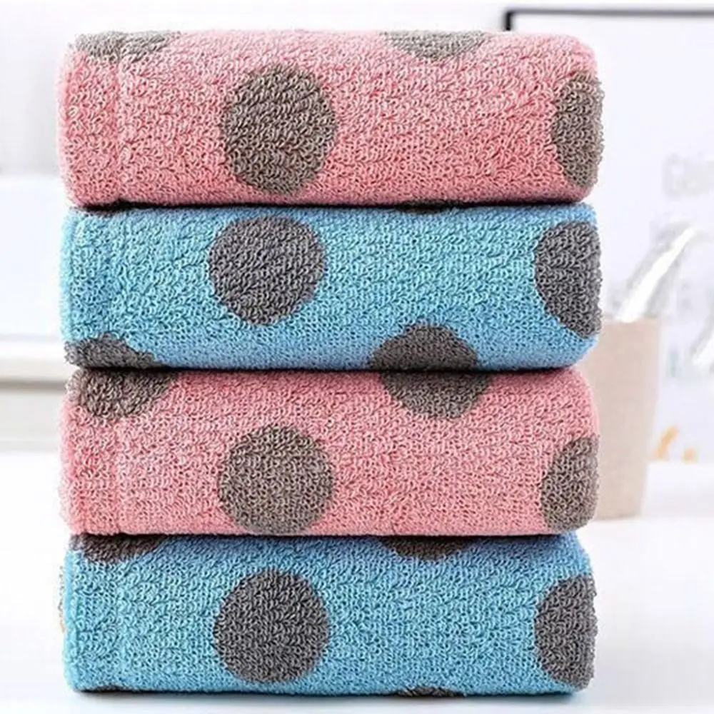 2 Buah Handuk Mandi Bayi Motif Garis 30X60Cm Handuk Wajah Anak-anak Mewah Tebal Handuk Tangan Katun Kartun Cepat Kering Anak