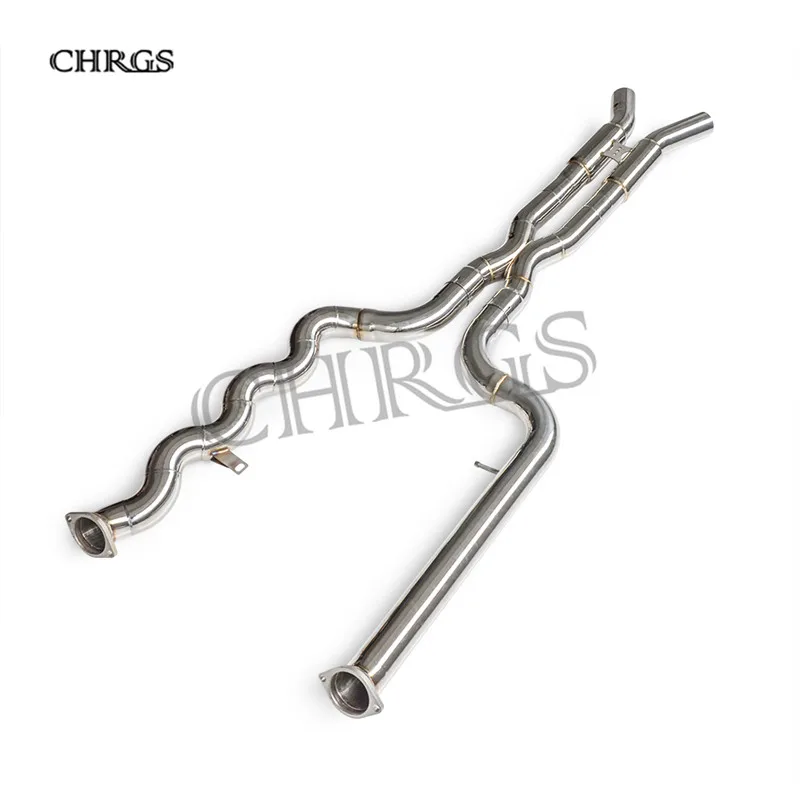 

Тюнинг средней длины для BMW M3/M4 G80/G82/G83/G8X 3.0T 2021-2023 гоночная средняя труба из нержавеющей стали
